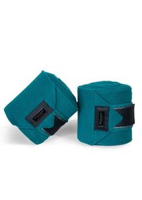 Equestrian Stockholm Bandages Aurora Blues, Fleece Bandages, Set of 4