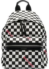 Palm Angels Sacs de Voyage et Business, Damier Check Logo Backpack en noir