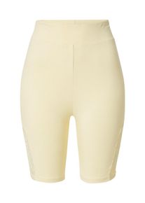 Urban Classics Leggings 'Lace' Donna - giallo pastello
