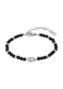 Breil Heren Armband zwart / wit One Size