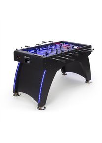 Klarfit Arrowhead, asztali foci, 117 x 68, LED megvil&aacute;g&iacute;t&aacute;s, automatikus g&oacute;lsz&aacute;ml&aacute;l&oacute;, fekete