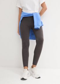 Legging met biologisch katoen (set van 2) - grijs - maat 56/58 (3XL) - met katoen - bonprix