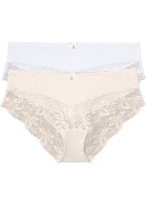 Hipster (set van 2) - wit - maat 52/54 (XXL) - bonprix