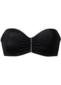 Strapless bh met beugels en gerecycled polyamide - zwart - maat 80D - bonprix