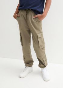 Stretch workwear broek regular fit - groen - maat 164 - met katoen - bonprix