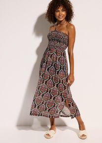 Chiffon strandjurk - zwart - maat 44/46 (L) - bonprix