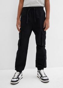 Stretch workwear broek regular fit - zwart - maat 164 - met katoen - bonprix