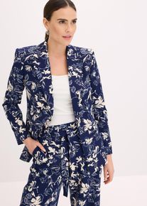 Blazer met print - blauw - maat 42 - bonprix