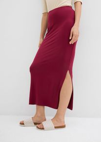 Jersey rok van zachte viscose - rood - maat 36/38 (S) - viscose - bonprix