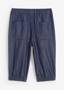 Instapjeans van puur biologisch katoen - blauw - maat 62 - 100% katoen - bonprix