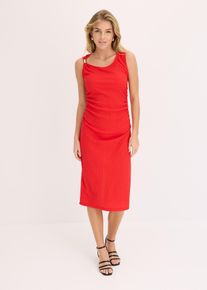Aansluitende one-shoulder jurk - rood - maat 32/34 (XS) - bonprix