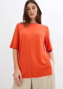 T-shirt van fijne viscose - rood - maat 36/38 (S) - viscose - bonprix