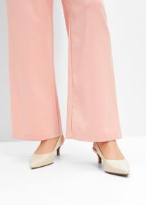 Slingback pumps - beige - maat 36 - bonprix