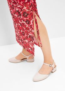 Slingback pumps - roze - maat 39 - vegan - bonprix