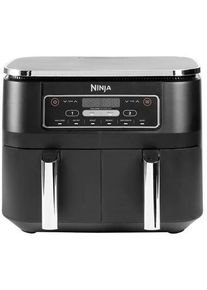 Ninja AF300 Foodi Dual Zone Heißluftfritteuse 7,6 Liter 2 Fächer 2470W schwarz