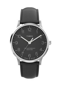 Timex Heren Analoog horloge 'Waterbury Classic' zwart / zilver One Size