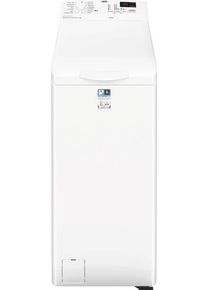 AEG LTR6E41268 6kg Toplader Waschmaschine, 40 cm breit, 1200 U/Min, Aqua Control, Nachlegefunktion, SoftOpening, weiß