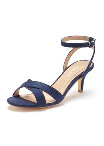 Lascana Dames Sandalen met riem donkerblauw 41