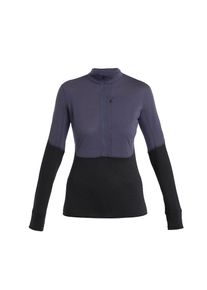 Icebreaker Hanorac sport '200 Realfleece Descender' Femei gri, negru, Mărimea L