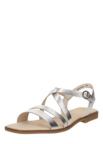 Paul Green Dames Sandalen met riem zilver 37