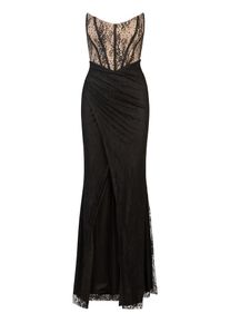 Kraimod Abendkleid Damen beige / schwarz Größe 34