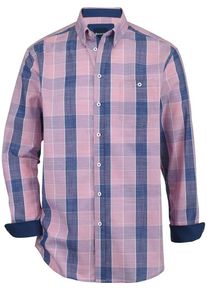 Babista Heren Overhemd 'Floreventi' blauw / rosa / wit M
