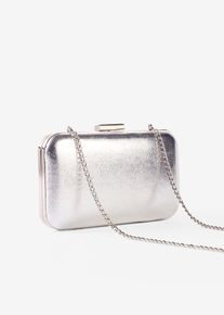 Clutch - silber - Größe 12x21 cm - bonprix