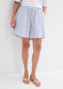 Shorts aus reiner Baumwolle, blau, Größe 40, mit Baumwolle, bonprix