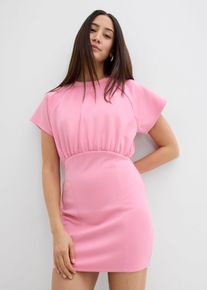 Shirtkleid mit Raffung, rosa, Größe 48/50 (XL), bonprix