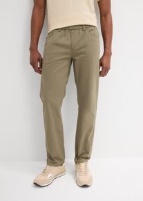 Regular Fit Schlupfhose aus reiner Baumwolle Straight, grün, Größe 62, 100% Baumwolle, bonprix