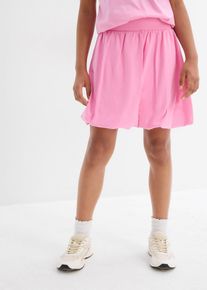 Ballonrock aus elastischem Bio-Baumwoll-Mix, rosa, Größe 140/146, mit Baumwolle, bonprix