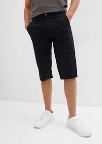 Long-Bermuda Regular Fit - schwarz - Größe 48 mit Baumwolle- bonprix
