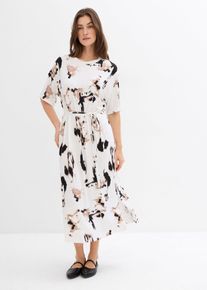 Shirtkleid aus feiner Viskose, weiß, Größe 32/34 (XS), Viskose, bonprix