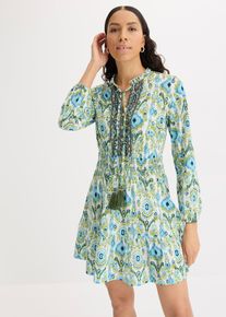 Boho Kleid aus Jersey, beige, Größe 44/46 (L), bonprix
