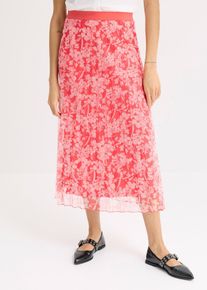 Plissée-Rock aus Jersey-Mesh, pink, Größe 44/46 (L), bonprix