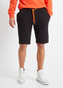 Sweat-Bermuda aus reiner Baumwolle, schwarz, Größe 60/62 (XXL), 100% Baumwolle, bonprix