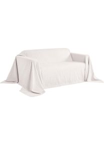 unisex Overtrek wit Maat 160x190 cm - Fauteuilfoulard
