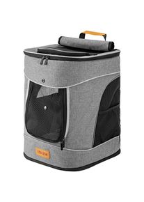 Cadoca Rugzak voor Huisdieren Grijs 41x30x31cm