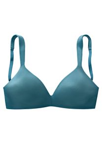 Nuance Dames Beha met cups in petrol ,maat 70C, Witt, 54% Polyamide, 26% Elastan, 20% Polyester