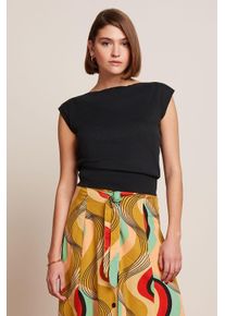 King Louie Erin Club Top in Schwarz