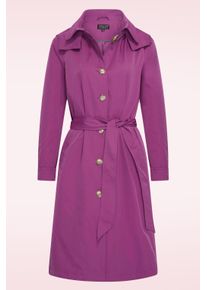 Cora Regenmantel in Beerenlila