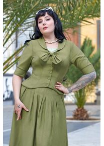 Miss Candyfloss Eleanor Gia Blazer in Grasgrün
