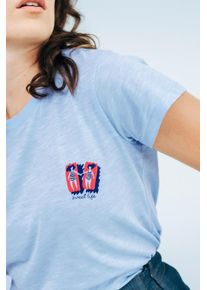 Mademoiselle YéYé Sweet Life T-Shirt in Kaschmirblau