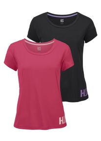 H.I.S. H.I.S Funktionsshirt, (Spar-Set, 2er-Pack), figurbetonter Schnitt, sportlicher Look, mit trendigem Logodruck