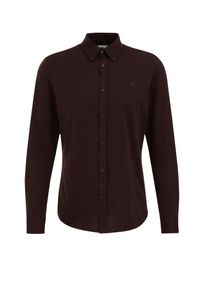 WE Fashion Män Skjorta mörkbrun Storlek XS
