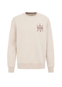 WE Fashion Män Sweatshirt beige / brun Storlek XL
