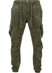Urban Classics M&auml;n Cargobyxa khaki / oliv / m&ouml;rkgr&ouml;n Storlek 42