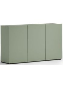 Sideboard , Grün , Holzwerkstoff , 2 Fächer , 135x79x38 cm , Typenauswahl, Beimöbel erhältlich, stehend , Kleinmöbel, Kommoden, Sideboards
