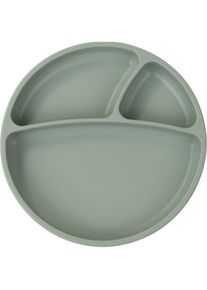 Minikoioi Puzzle Plate River Green piatto diviso con ventosa 1 pz