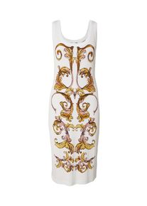 Versace Jeans Couture Dames Jurk bruin / goudgeel / rosa / wit 42